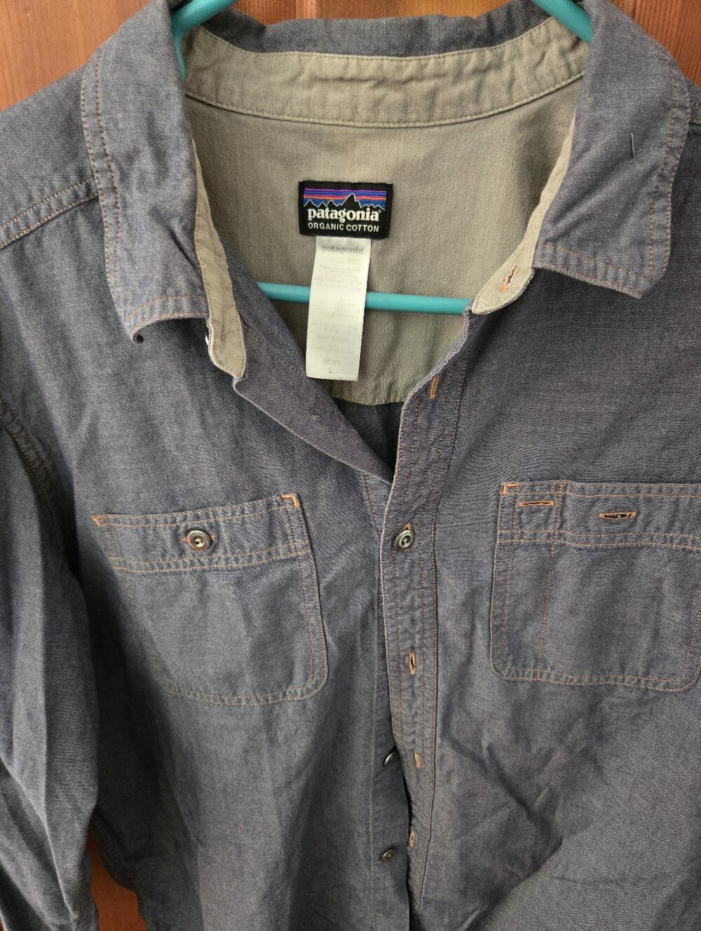 Men's Blue Shirt Patagonia
